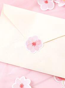 45pcs Cherry Blossom Pattern Sticker Back To School - Multicolor - View 4