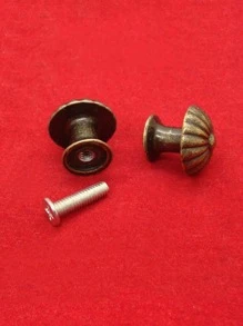 6pcs Vintage Drawer Knob - Bronze - View 6