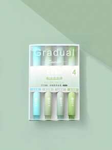 4pcs Saudi Style Creative Fluorescent Pen, Random 2 Packaging - Multicolor - View 8