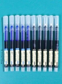 風格速幹液體墨水圓珠筆,中性筆,5黑色和5藍色,隨機標籤 - 彩色 - 查看 4