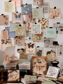 100 cái hỗn hợp mô hình giấy chất liệu ngẫu nhiên - Nhiều màu - Xem 2