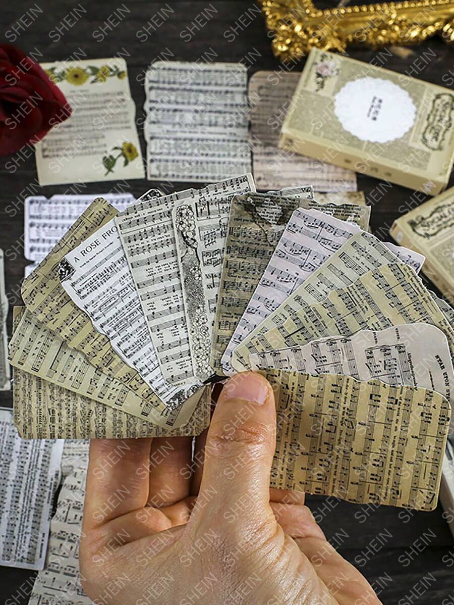 24pcs Vintage Pattern Random Sticker | SHEIN USA