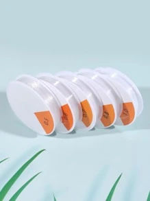 5 rollos Accesorio de joya DIY transparente hilo - Blanco - Ver 2