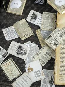 24pcs Vintage Pattern Random Sticker - Multicolor - View 6