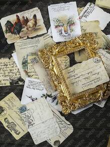 24pcs Vintage Pattern Random Sticker | SHEIN USA