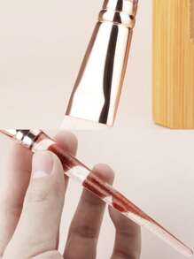 ronshadow Cọ tán kem nền, 1 chiếc cọ trang điểm tối giản cầm tay, dụng cụ trang điểm mỹ phẩm cho người mới bắt đầu, cọ tán kem nền, cọ che khuyết điểm, cọ má hồng, cọ tạo khối, cọ má hồng, cọ bronzer, cọ phấn phủ, cọ tán kem nền, cọ má hồng, quà tặng. - Hồng - Xem 6