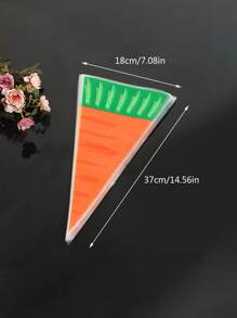 20入組胡蘿蔔造型糖果包裝opp袋 - 彩色 - 查看 6