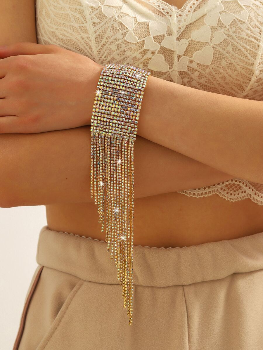 水鑽流蘇裝飾手環