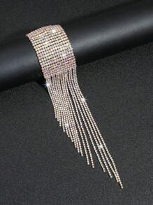 水鑽流蘇裝飾手環 - 金色 - 查看 3