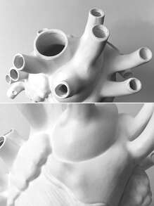 1 pieza Florero con diseño de corazón - Blanco - Ver 6