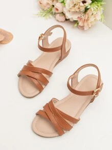 Dép có Gót Trẻ em - màu nâu - Xem 1