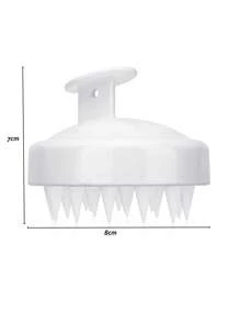 1 件粉色硅胶头发按摩洗发刷，头皮清洁和软化头发，淋浴梳，发夹，发饰 - 粉色 - 查看 8