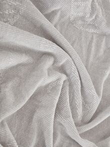 1入組素色彈性沙發座套家用極簡主義滌綸沙發靠墊套 - 淺灰色 - 查看 5