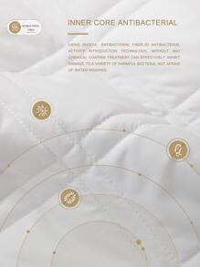 素色衍縫床笠套裝不附內芯 - 白色 - 查看 9