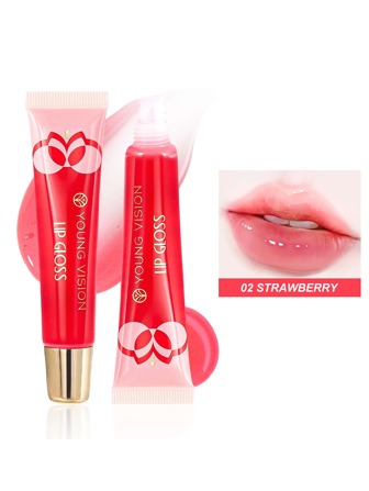 持久滋潤亮澤唇彩02草莓