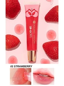 持久滋潤亮澤唇彩02草莓 - 玫紅色 - 查看 2