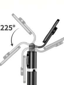 1 gậy tự sướng không dây xoay 360 độ bằng thép không gỉ 104 CM - màu đen - Xem 5