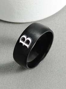 Vòng họa tiết chữ cái nam - màu đen - Xem 1