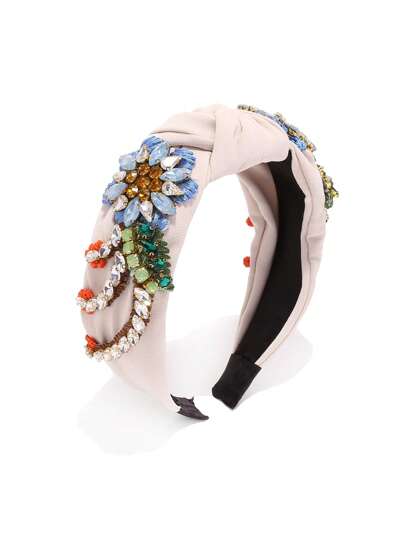 طوق الشعر بديكور حجر الراين