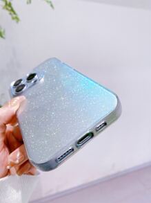 1 Ốp điện thoại kim tuyến thạch màu hồng chất lượng cao, vỏ mềm TPU chống rơi, chống mồ hôi, chống vân tay, chống mài mòn, không phai màu - Bạc - Xem 4