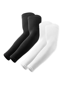 Peabownn Sun Protective Anti UV 2pairs Breathable Sun Protection Arm Sleeves - Multicolor - View 1