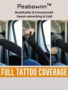 Peabownn Sun Protective Anti UV 2pairs Breathable Sun Protection Arm Sleeves - Multicolor - View 6