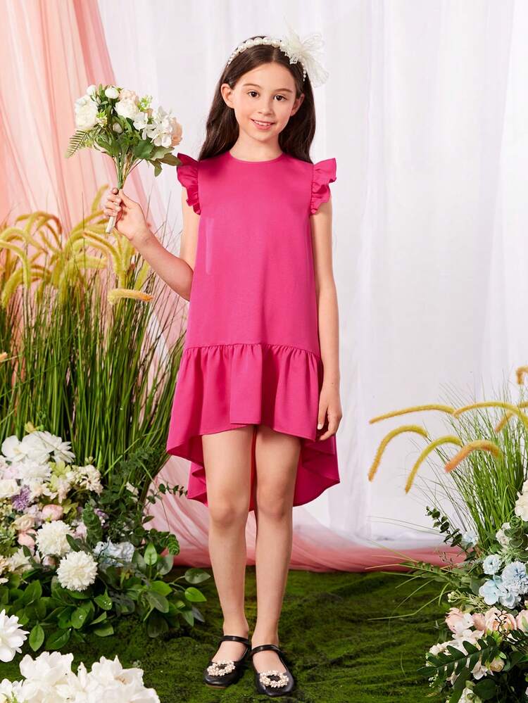 ハイアンドHIAND Ruffled-Hem Polo Dress フリル adidas SS RUFFLE