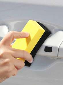 2pcs Car Tire Wash Sponge, Car Cleaner,Car Accessories - Multicolor - View 4