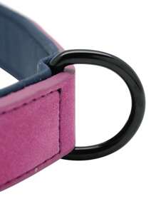 1 pieza Collar para mascota ajustable para perro con gato para exterior - Morado - Ver 4