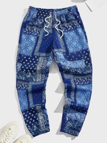GENTILAND Quần Nam Dây kéo Túi Paisley Họa tiết khăn Boho - Nhiều màu - Xem 1