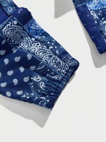 GENTILAND Quần Nam Dây kéo Túi Paisley Họa tiết khăn Boho - Nhiều màu - Xem 5