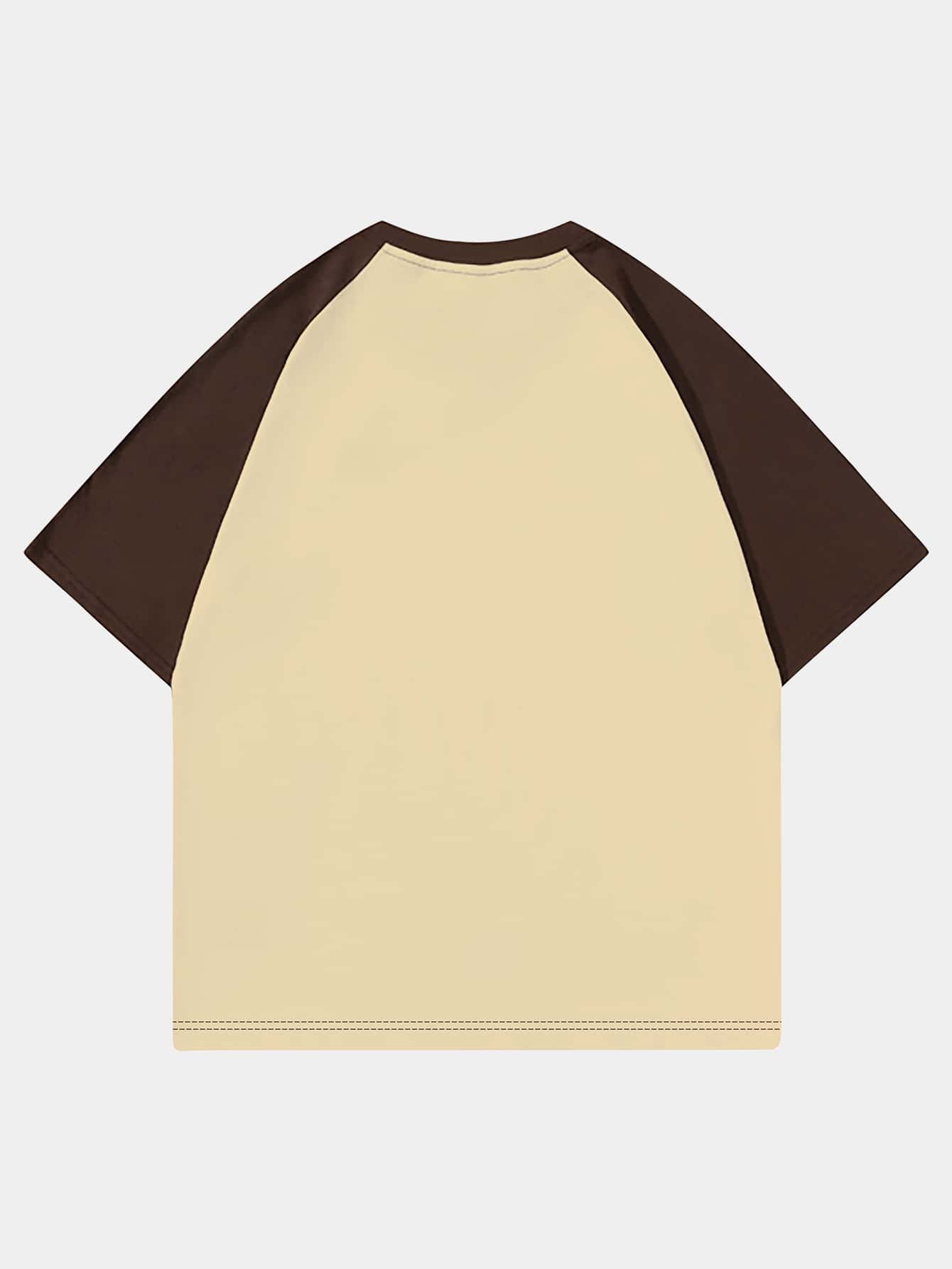 Our Prep Men Star Print Raglan Sleeve Tee, School is such a vibe