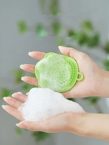 1 pieza Cepillo de baño de color al azar de mascota para perro con gato para ducha - Multicolor - Ver 4