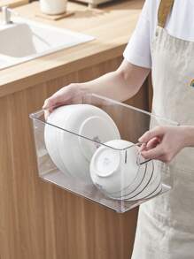 1入組寵物食物儲存器極簡透明多功能食物儲藏盒適用於冰箱 - 無色 - 查看 5