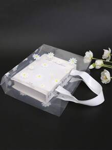 2pcs Daisy Print Gift Bag - Multicolor - View 4