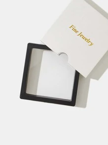 1入組日式奢華馬眼方晶鋯石銀戒指女士批發