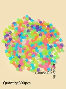 100 piezas Decoración brillante en oscuro piedra - Multicolor - Ver 3