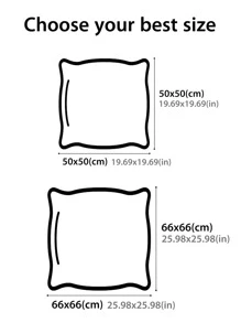 1入組簇絨裝飾枕套不附帶枕芯 - 白色 - 查看 6