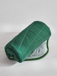 Leaf Shaped Blanket - Dark Green - View 6