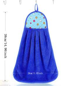 3入組珊瑚絨浴用品、柔軟擦手巾、吸水布洗碗布、掛布、廚房配件