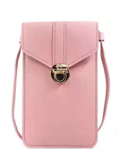Touch Screen Mobile Phone Shoulder Bag Wallet Women's Crossbody Phone Bag Pu Handbag