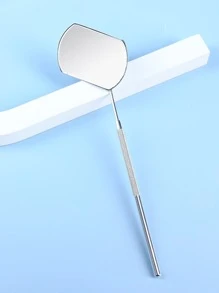 Gương Nối Mi Di Động, 1 Gương Trang Điểm/Gương Mỹ Phẩm Cầm Tay Bằng Thép Không Gỉ, Gương Nối Mi, Dụng Cụ Trang Điểm Lông Mi, Phụ Kiện Nối Mi Cho Dụng Cụ Nối Mi, Gương Du Lịch Cho Phụ Nữ & Con Gái, Quà Tặng Cho Phụ Nữ Mẹ Vợ Em Gái Bạn Gái Tuổi Teen - Bạc - Xem 1