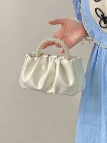 Túi đeo chéo Nữ màu trơn - Màu be - Xem 1