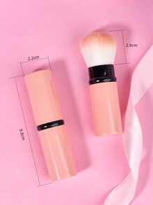 粉色伸缩腮红刷、散粉刷、粉底刷、遮瑕刷、腮红刷、修容刷、腮红刷、古铜粉刷、散粉刷、粉底刷、腮红刷 - 粉色 - 查看 8