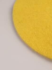 1pc Wool-Mix Solid Beret Elegant Simple For Men Women Boys Girls Gifts,School