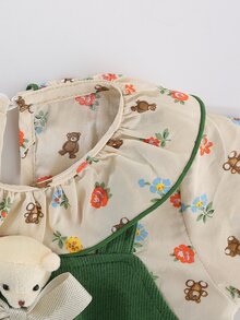 Peninsula Baby 女婴连体裤 2 合 1 设计，休闲风格 - 彩色 - 查看 7