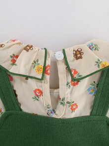 Peninsula Baby 女婴连体裤 2 合 1 设计，休闲风格 - 彩色 - 查看 8