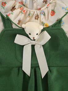 Peninsula Baby 女婴连体裤 2 合 1 设计，休闲风格 - 彩色 - 查看 6