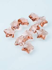 10入組/套星星DIY吊墜 - 乾枯玫瑰色 - 查看 1