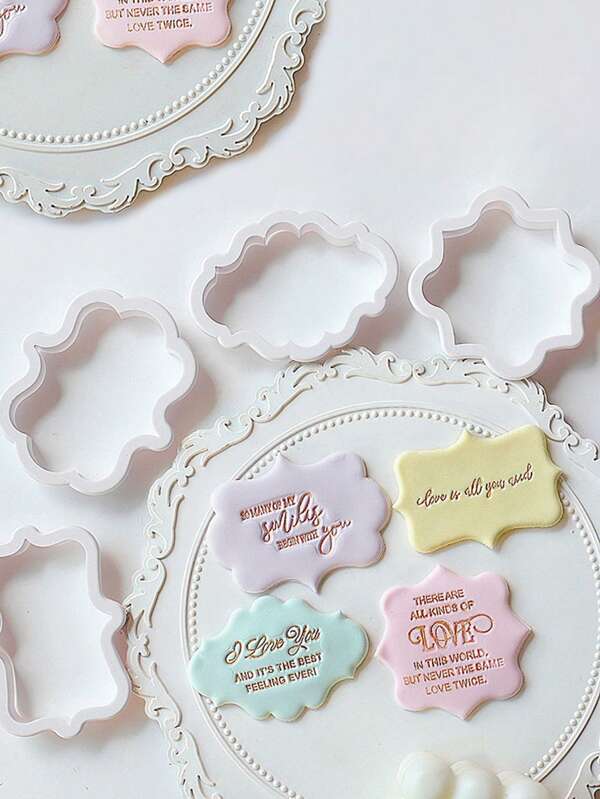 4pcs Cookie Press Mold Set